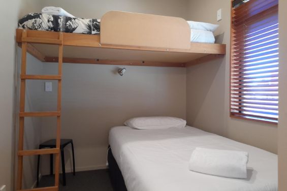 Bunk beds at Tongariro Junction Accommodation