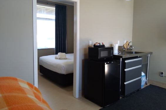 Compact motel unit at Tongariro Junction Accommodation