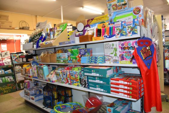Children's toys at Naylors Bookstore